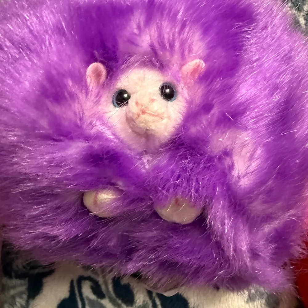 Harry Potter Pygmy Puff Purple Plush Hedgehog stuffed Toy Universal Studios